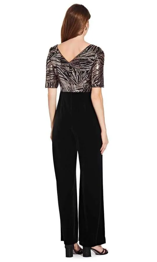 Adrianna Papell AP1E206295 Formal Sequins Jumpsuit