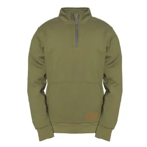 AG 1/4 Zip Pull Over Jumper 3XL Green