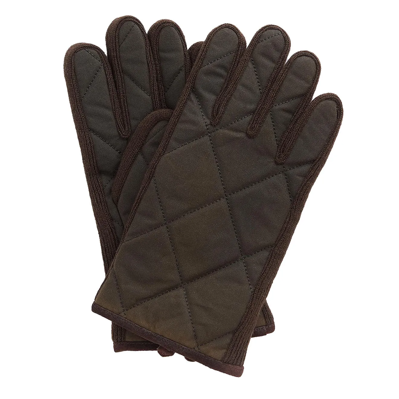 Barbour Winterdale Gloves Olive / Brown