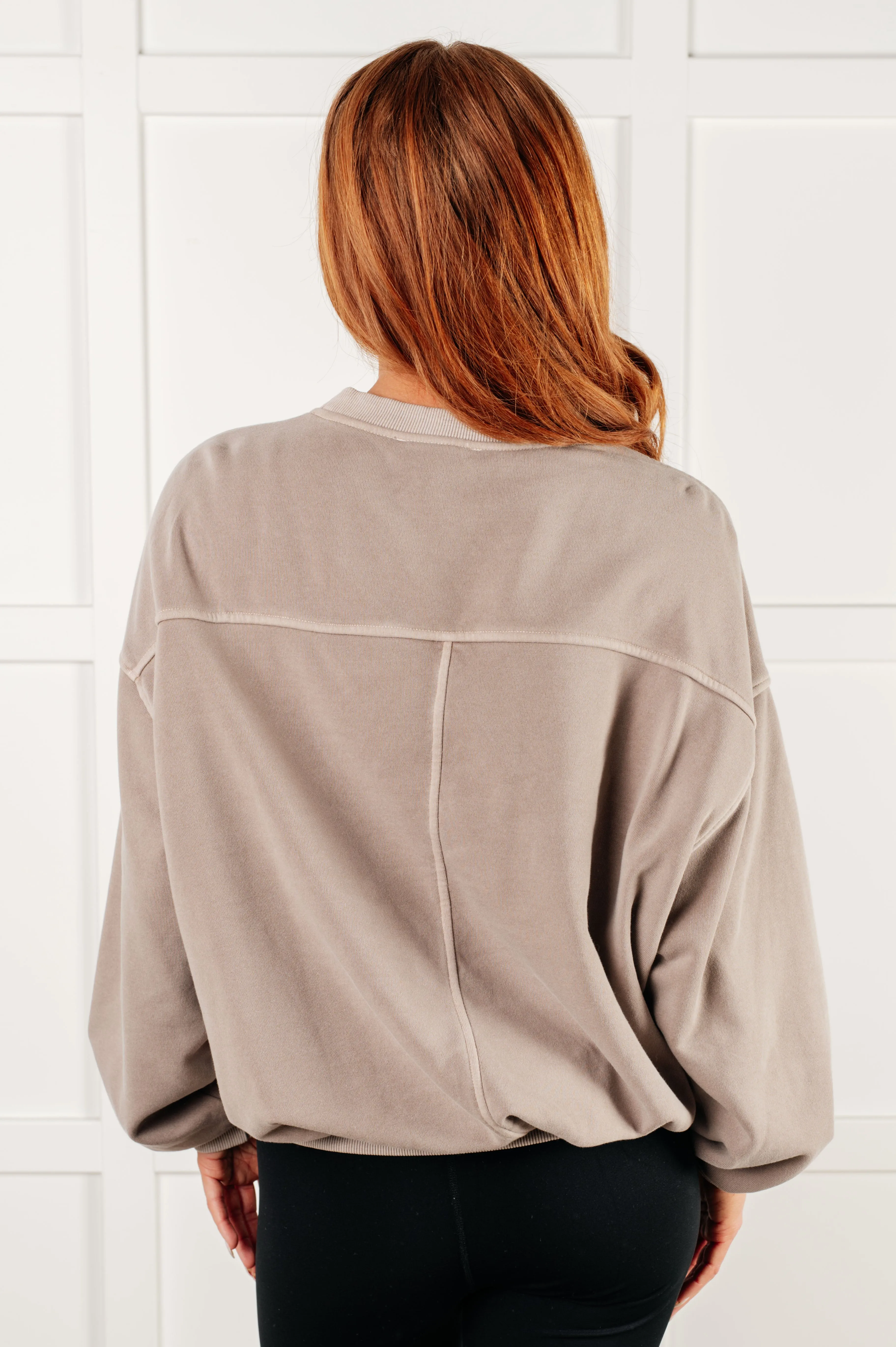 Beyond the Basics Pullover in Ash Mocha - 1/8/2025