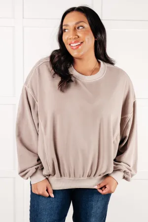 Beyond the Basics Pullover in Ash Mocha - 1/8/2025