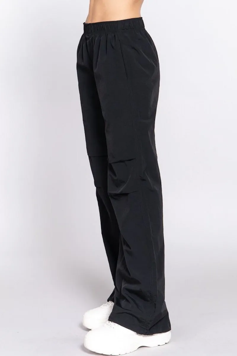 Black Parachute Pants