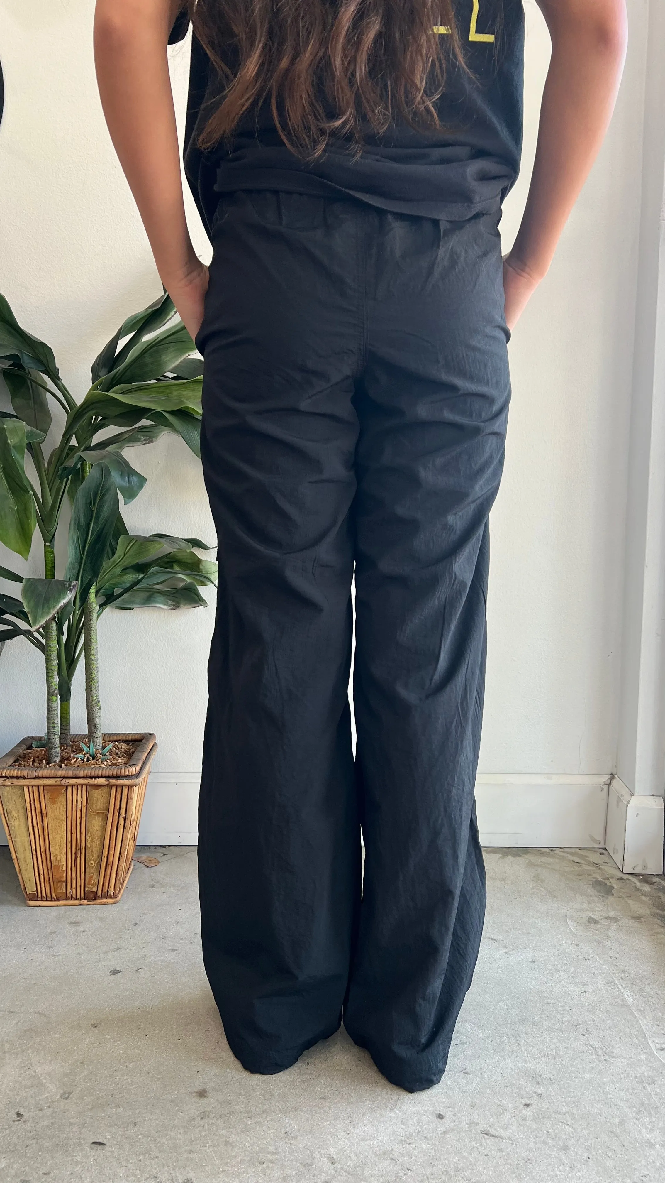 Black Parachute Pants