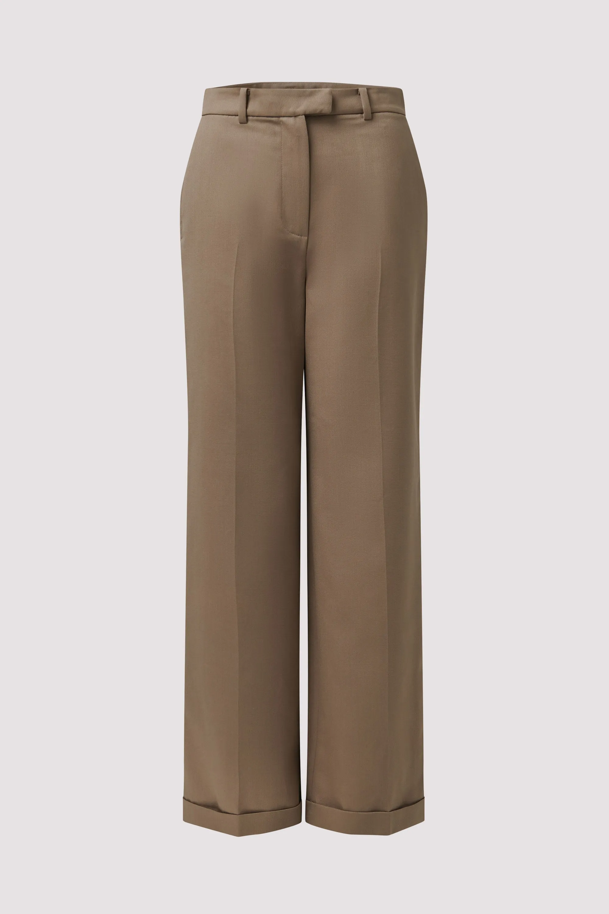 Brown Wide Leg Pants