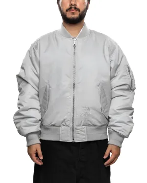 Built Bomber Reversible Jacket Grey