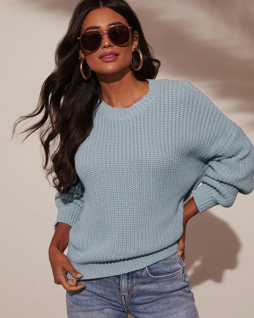 Bundle Leisure Chunky Knit Sweater