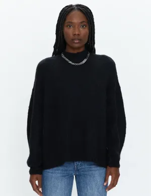 Carlen Mock Neck Sweater, Midnight