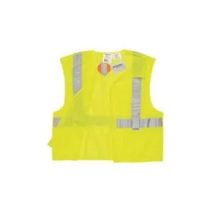 CL2MLPFRXL MCR Class 2,Tear-Away,Polyester Mesh Safety Vest