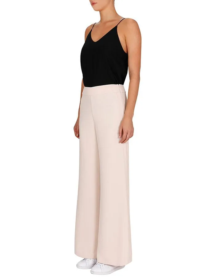 Day To Night Wide Leg Pant- Bare Beige