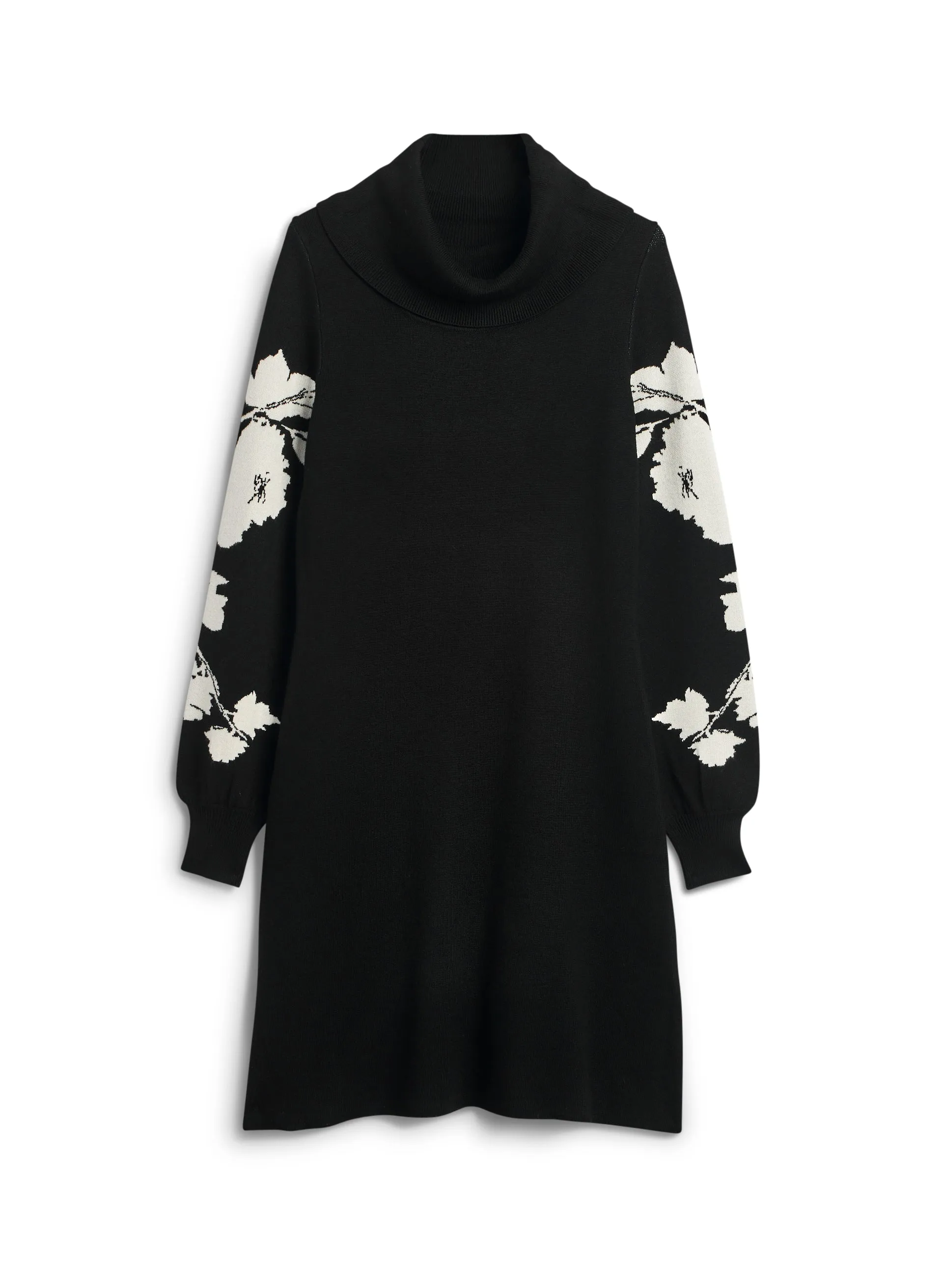 Floral Detail Sweater Dress