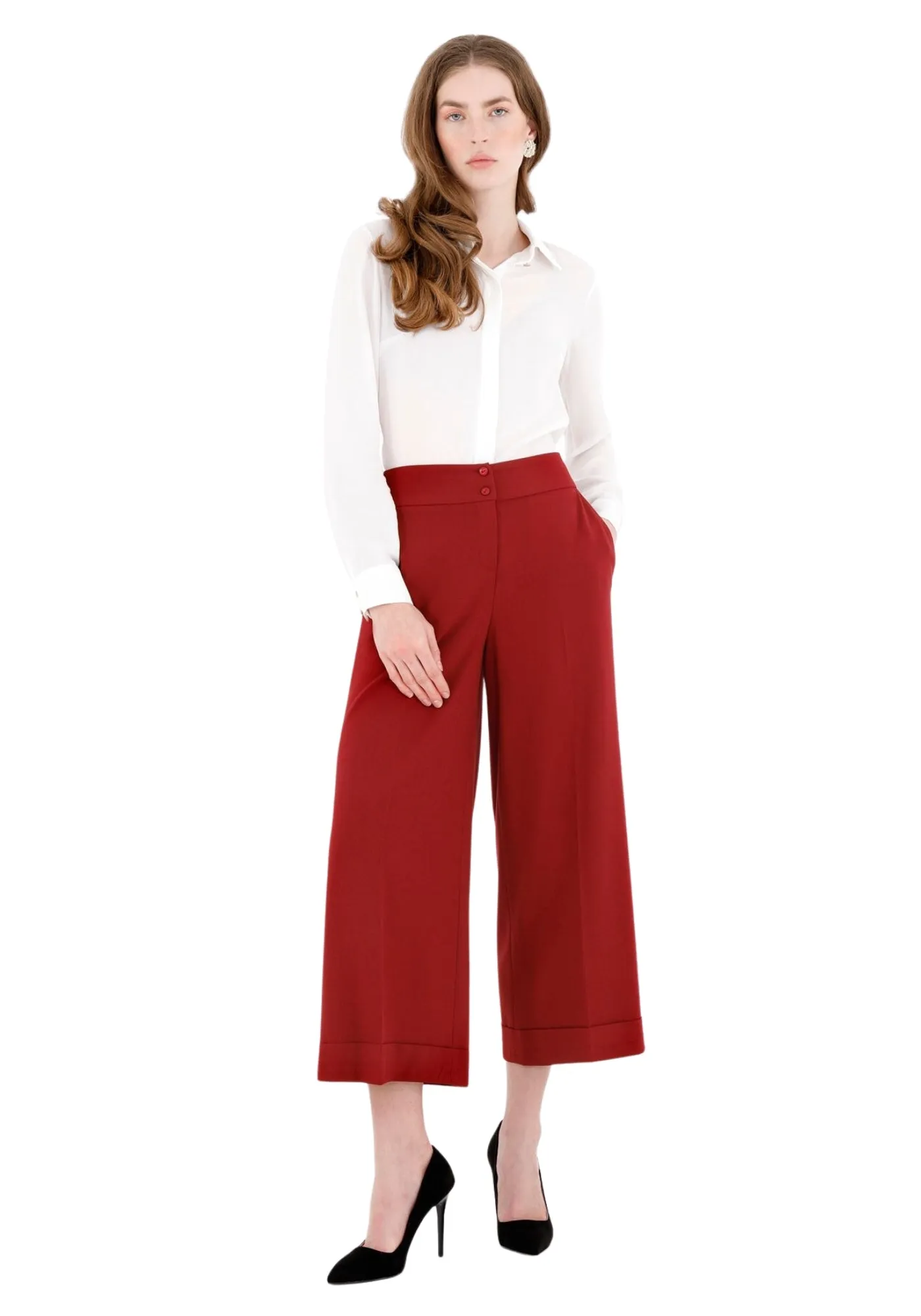 G-Line Wide Leg Cropped Pants