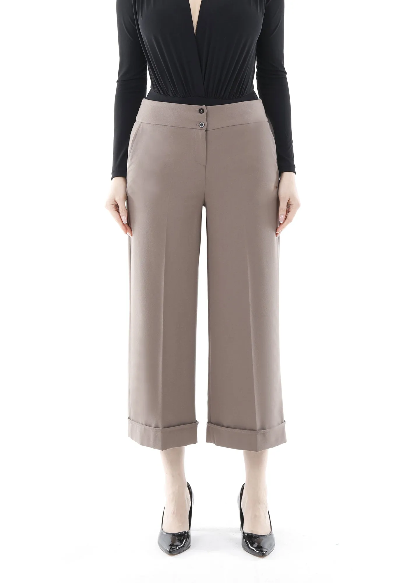 G-Line Wide Leg Cropped Pants