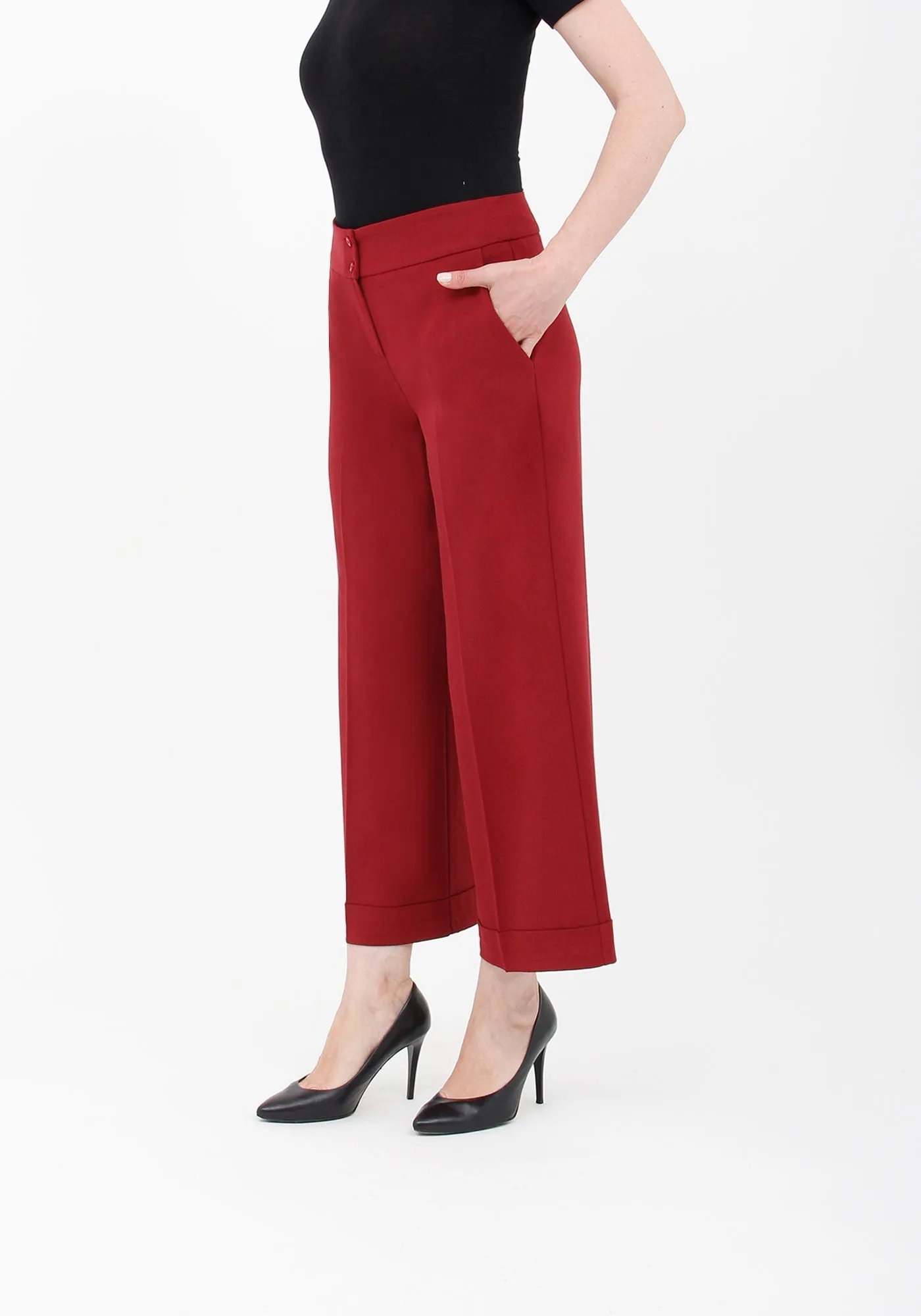 G-Line Wide Leg Cropped Pants