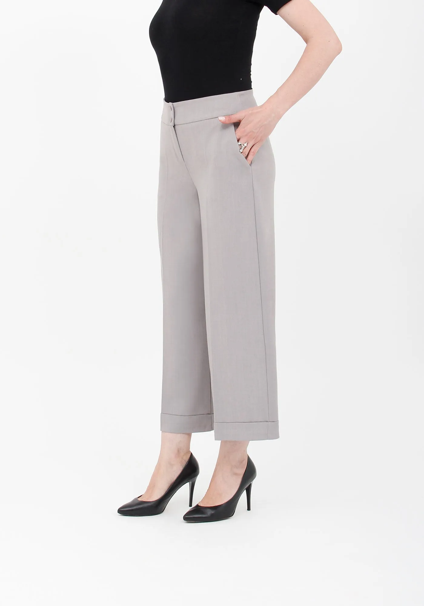 G-Line Wide Leg Cropped Pants