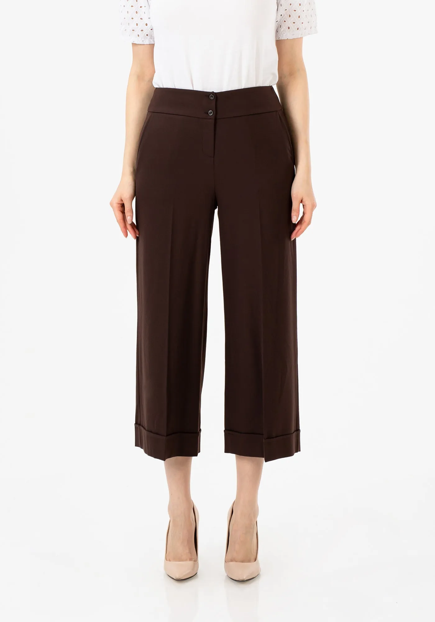 G-Line Wide Leg Cropped Pants