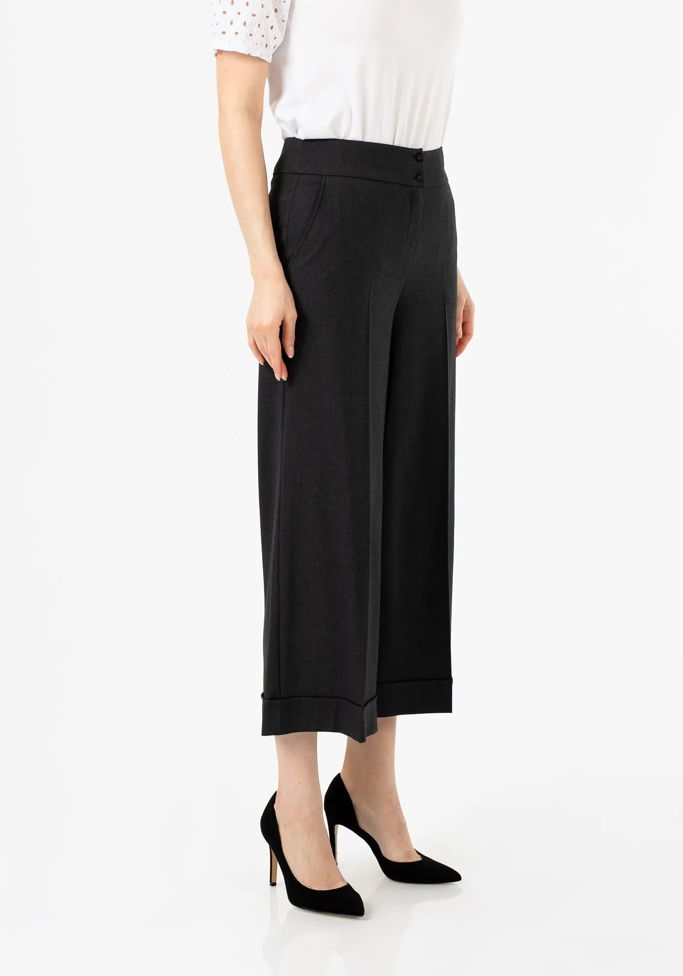 G-Line Wide Leg Cropped Pants