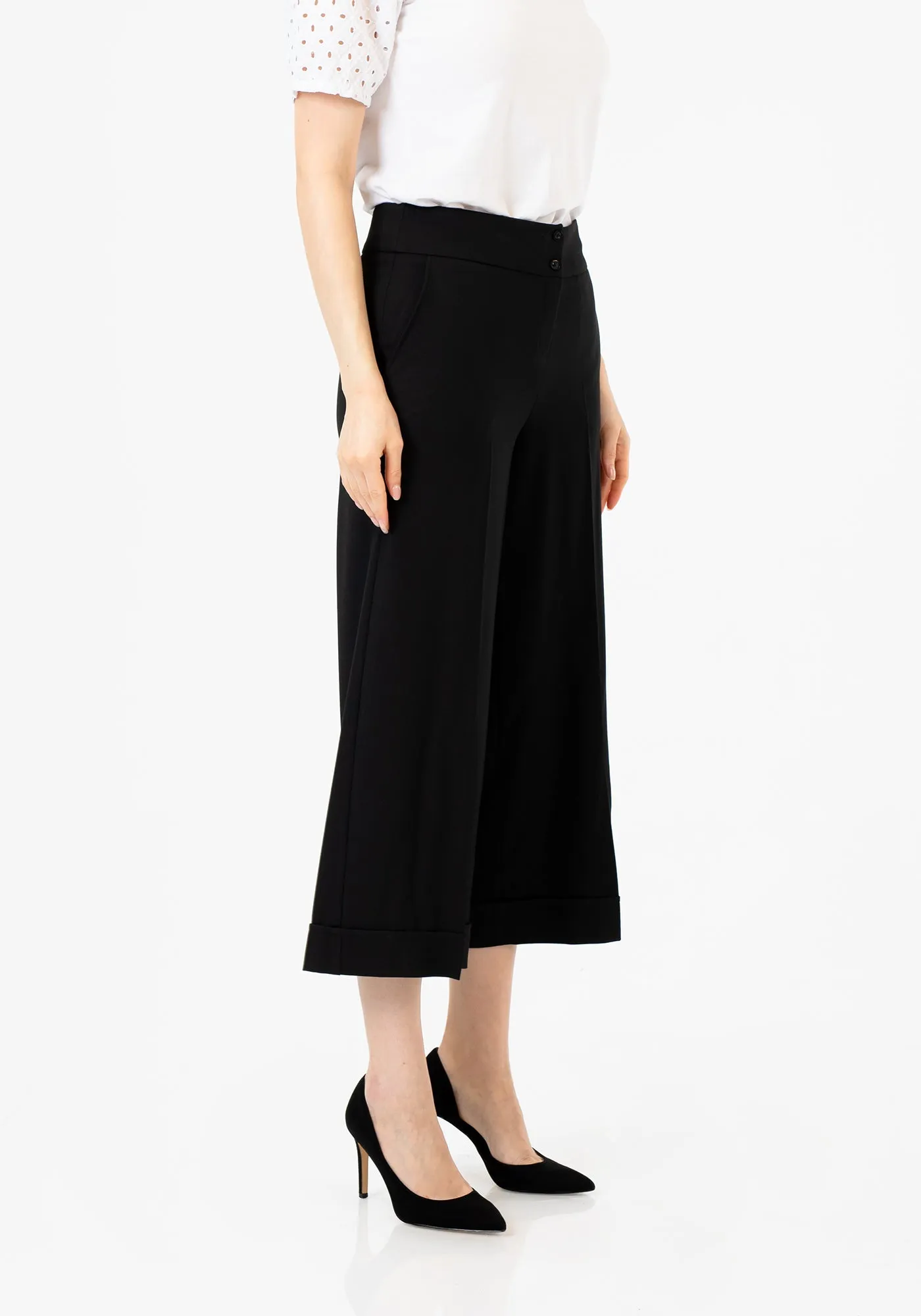 G-Line Wide Leg Cropped Pants