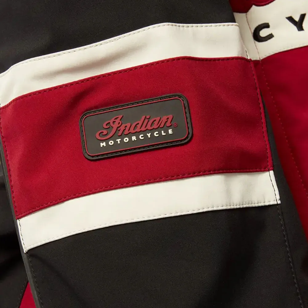 Indian Motorcycle  Womens Madison Jacket Tough Durable Breathable Fabric Red