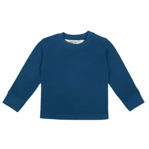 Jan & Jul Deep Blue Thermal Base Layer Top