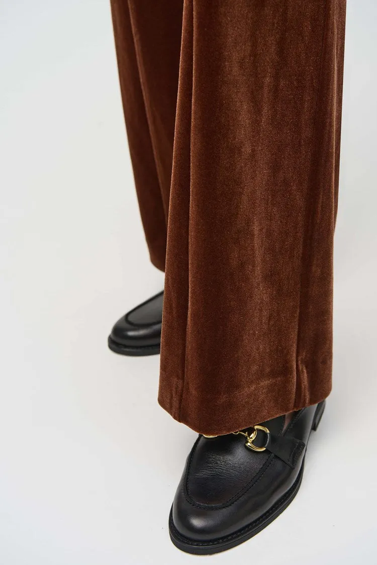 Joseph Ribkoff Velvet Wide Leg Pants