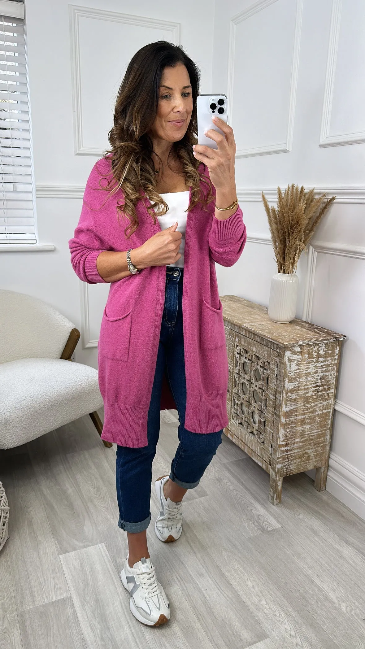 Louisa Berry Pink Knit Cardigan