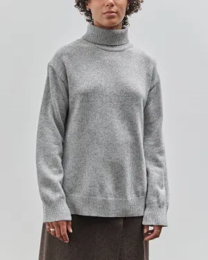 Mijeong Park Cashmere Blend High Neck Knit, Gray