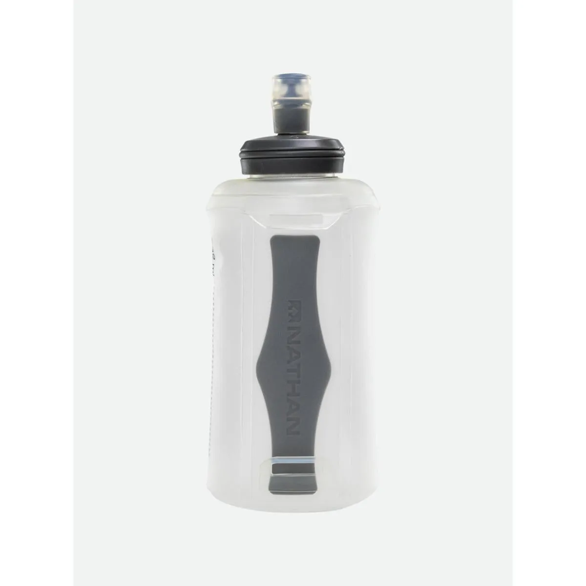 Nathan 18oz Soft Flask with Bite Top - Clear