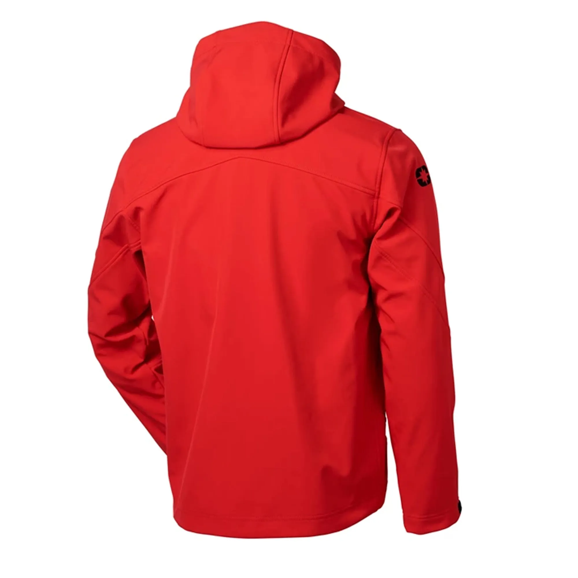 Polaris  Red Mens Softshell Jacket Lightweight Warm Fleece Lined