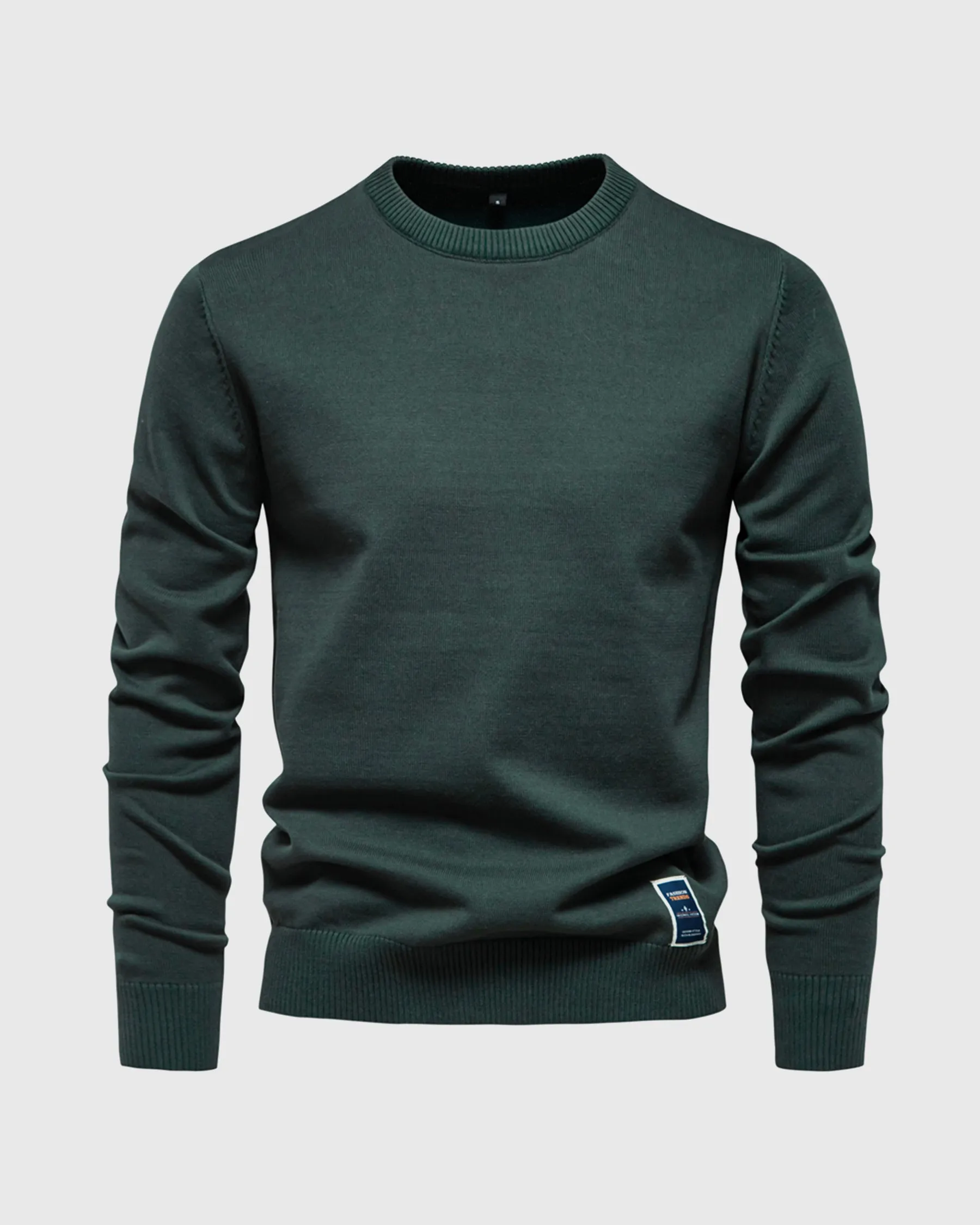 Ribbed Crew Neck Sweater New