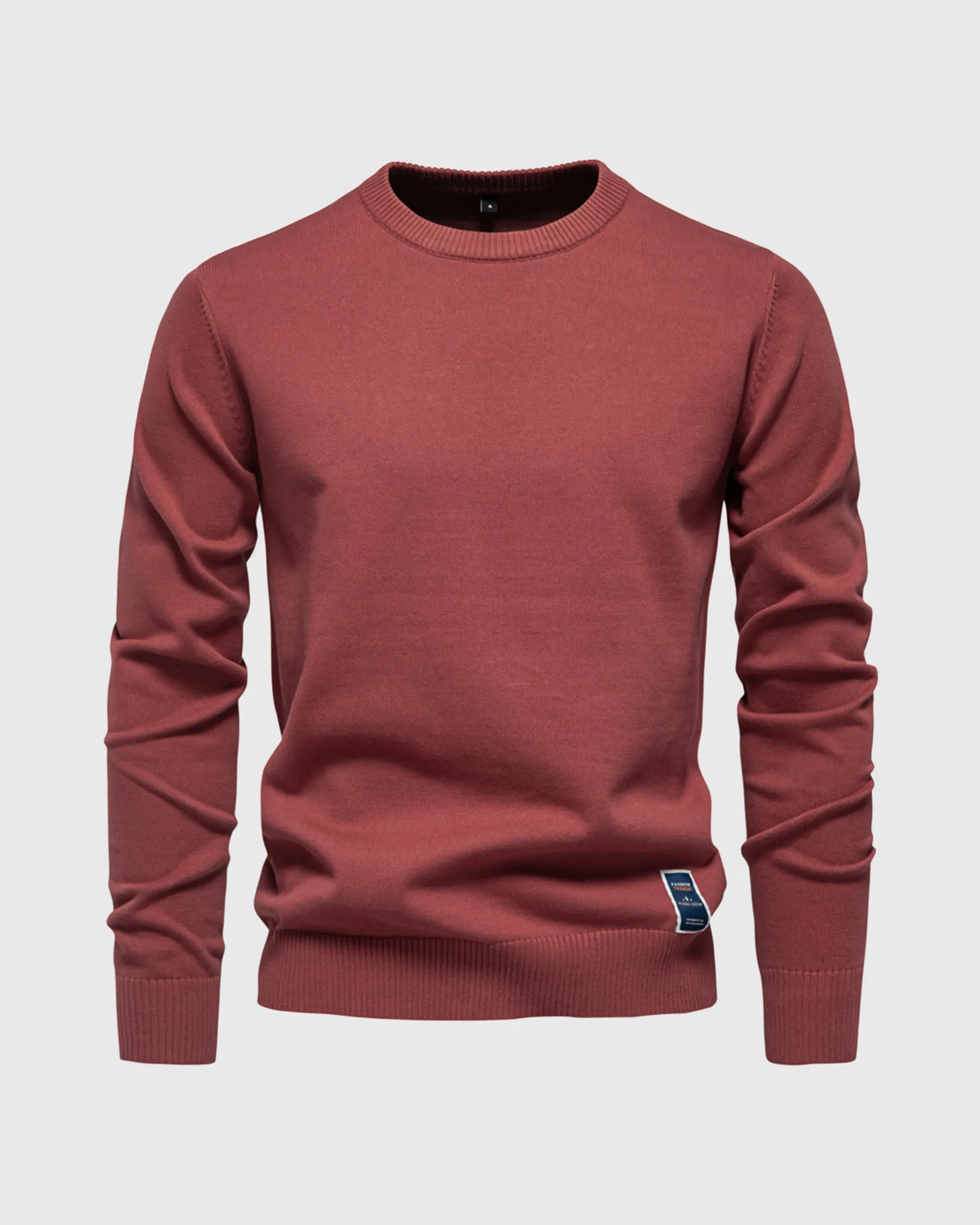 Ribbed Crew Neck Sweater New