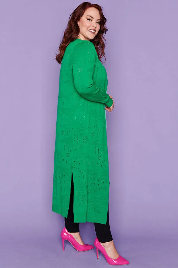 Smita Jade Long Cardi