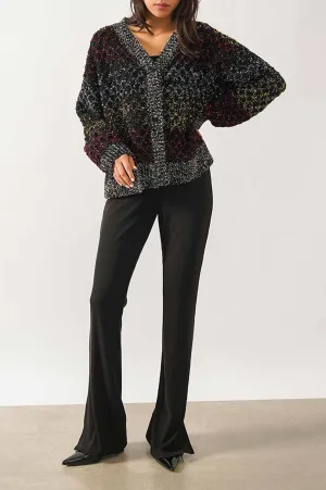 SOFT TINSEL CARDIGAN