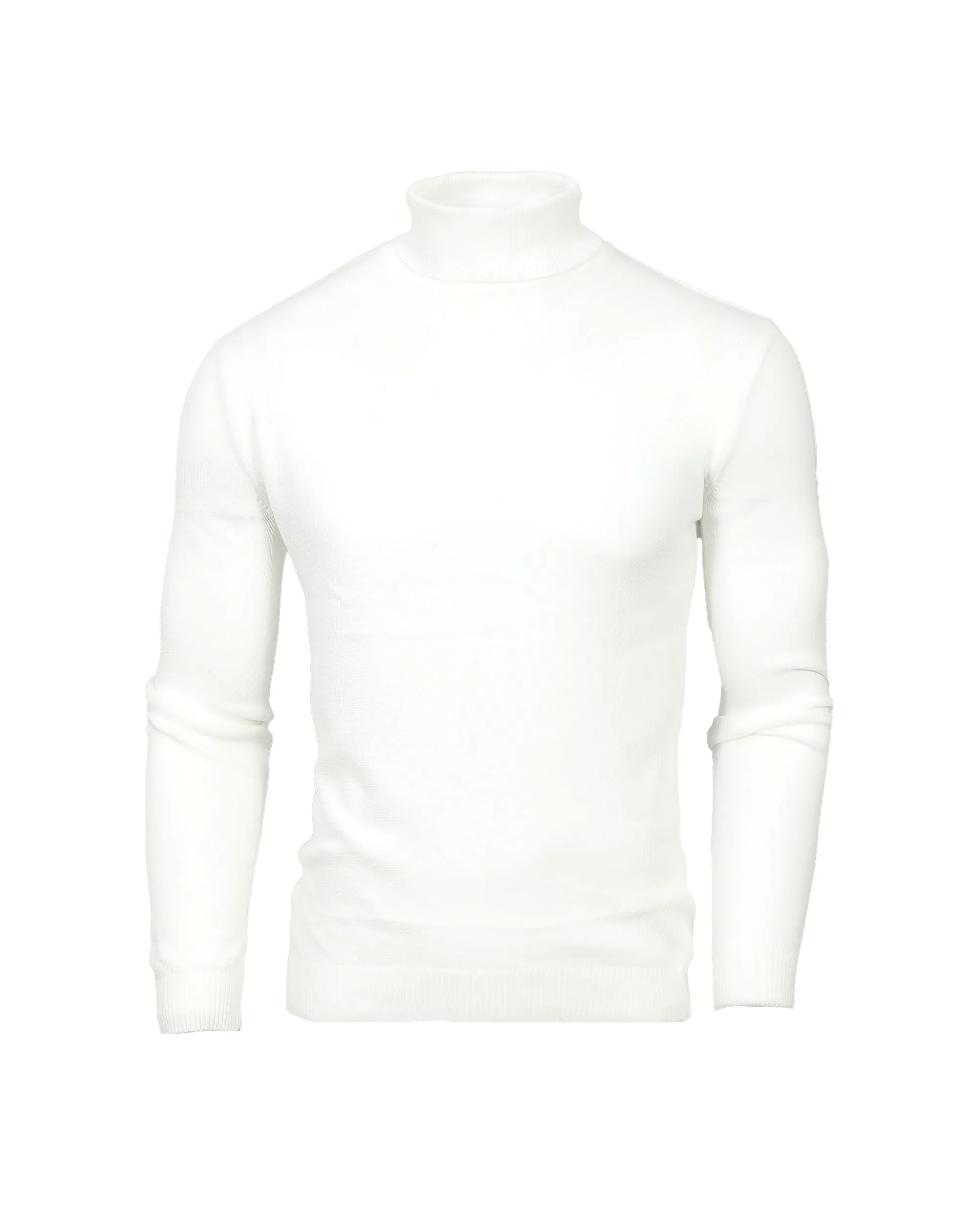 Suslo Turtle Neck Knits - White