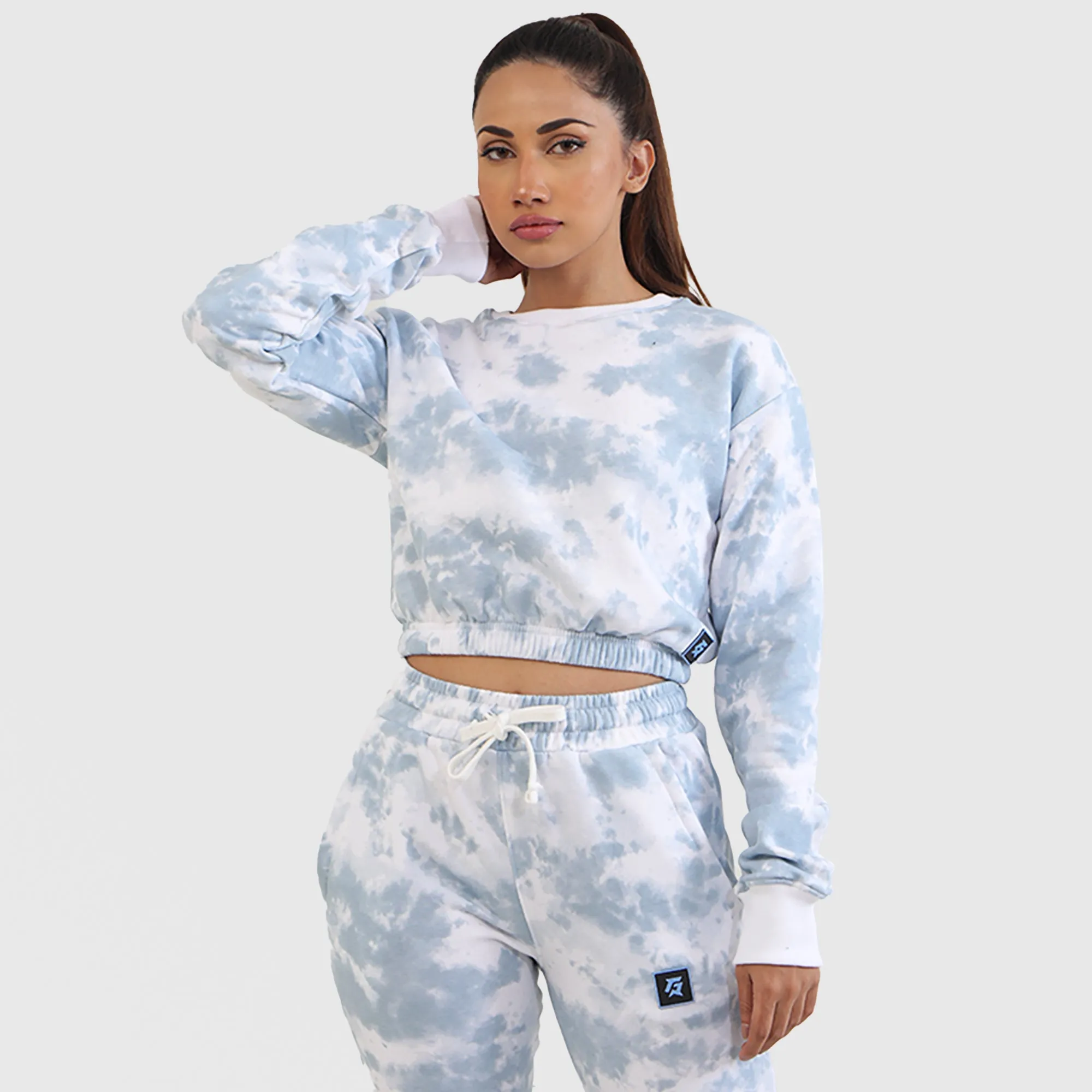 Tie Dye Sweat Shirt (Sky)