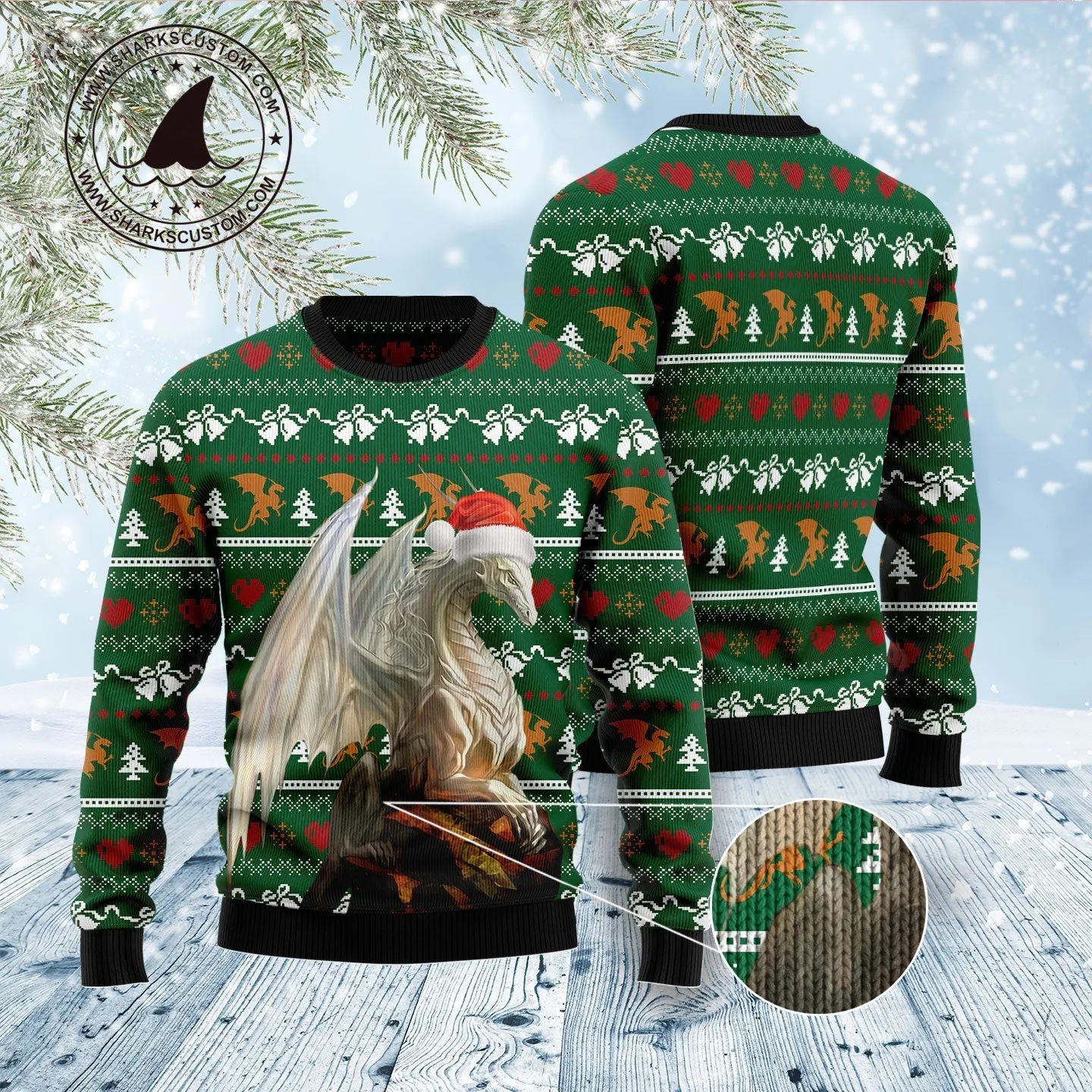 Ugly Sweater JulesRoche Cozy Knit Design Holiday Edition