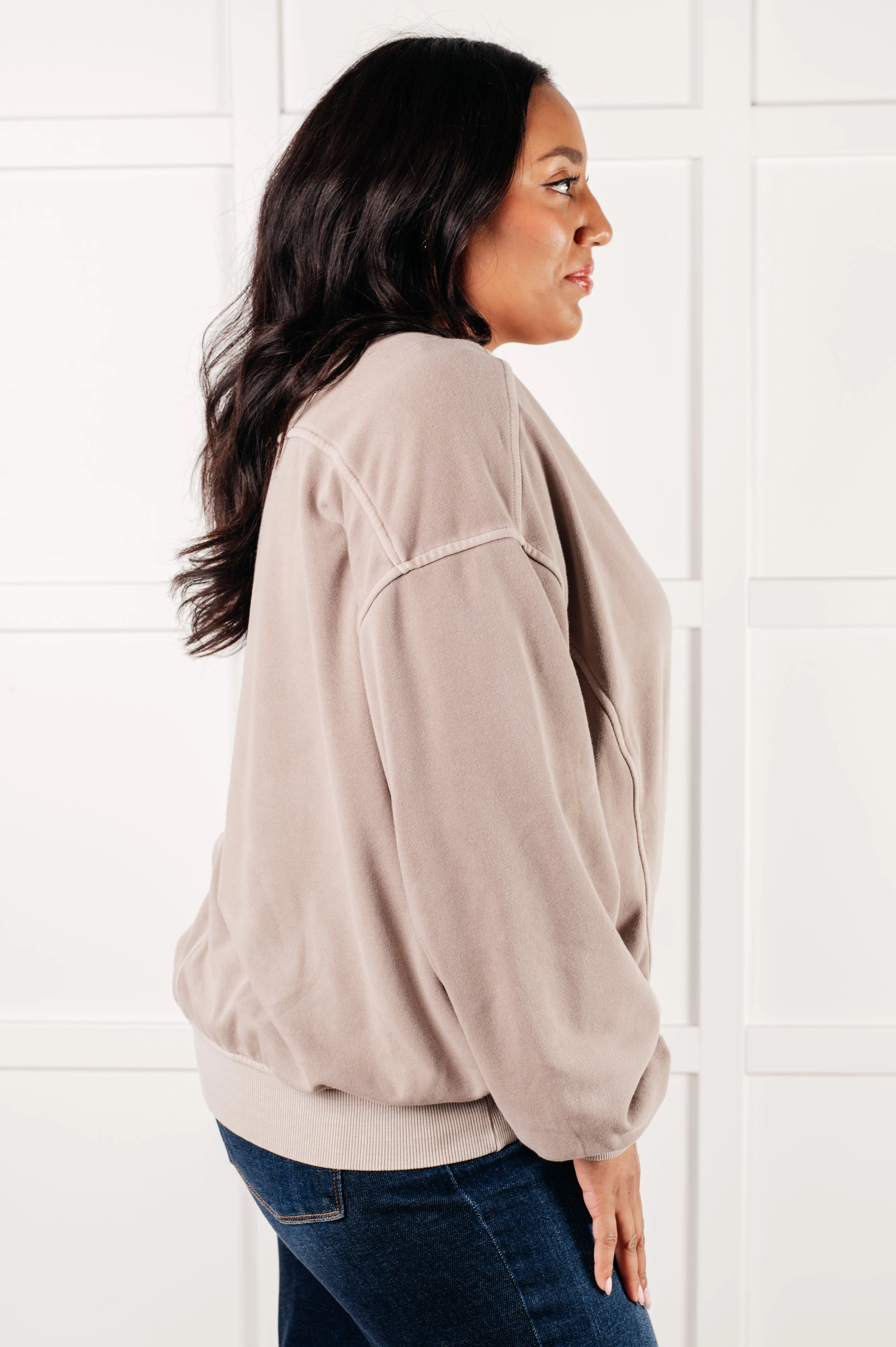 Zenana-Beyond the Basics Pullover in Ash Mocha